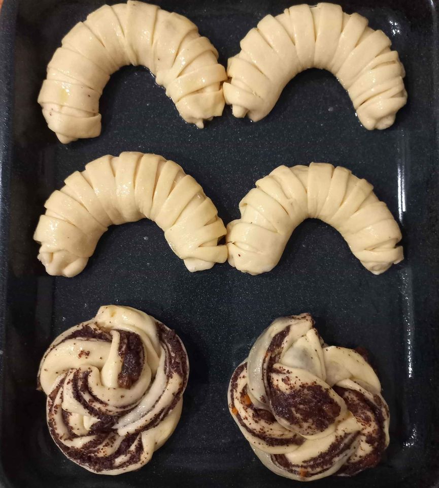 Sweet buns for dessert