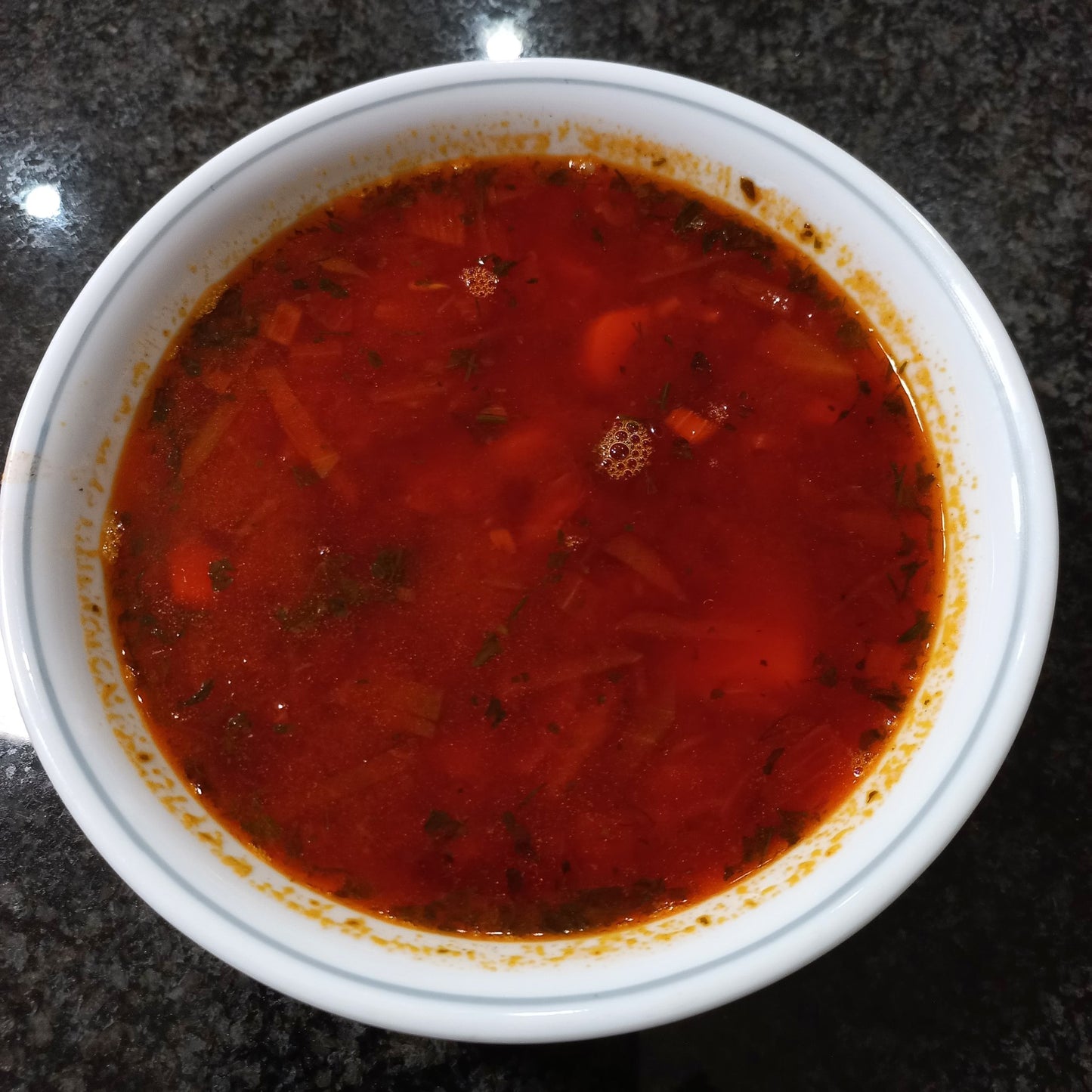 Ukrainian red borsch (with meat)