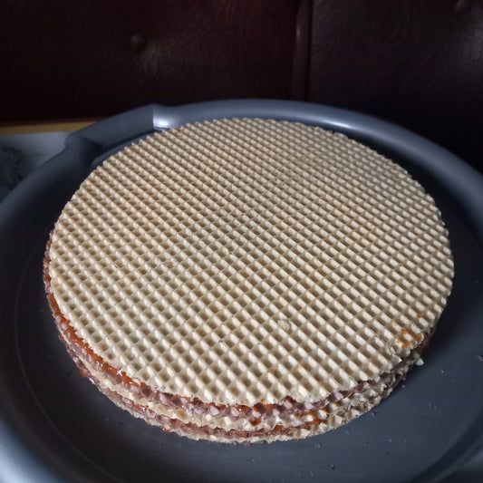 Waffle chocolate cake