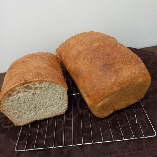 Homemade whole grain bread or white bread (medium)
